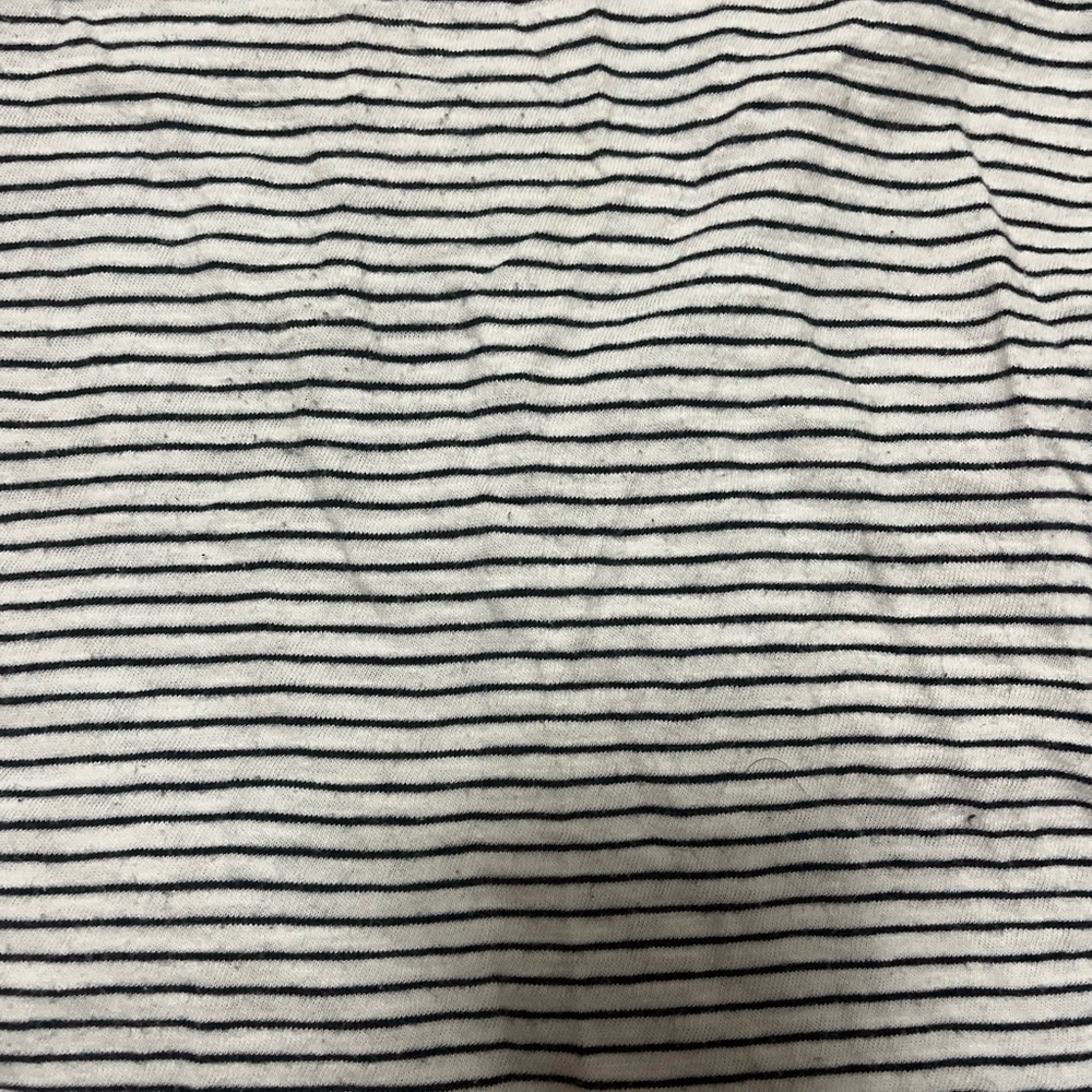 Zara Striped Sleeveless Top - Black and White - Picture 3 of 4